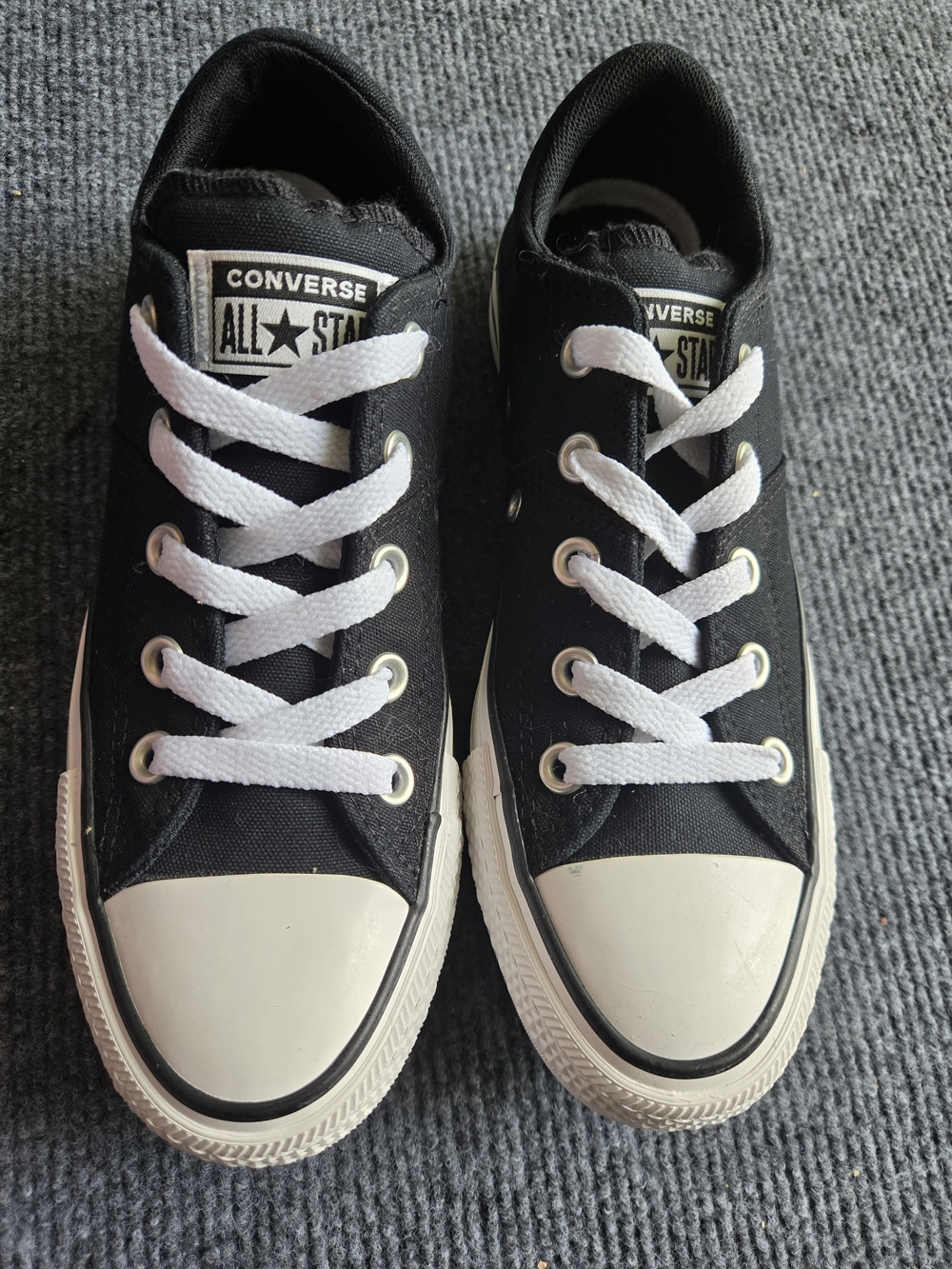 Converse Black and White Low-Top Sneakers